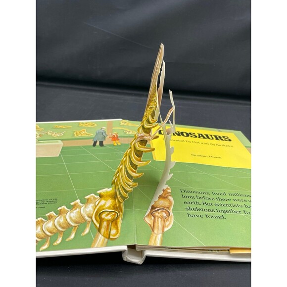 Vintage Random House Pop-Up Book Dinosaurs 1977 Nonfiction for Kids - Picture 6 of 12